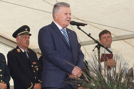 Predaja gasilskega vozila  GVGP-1 PGD Grahovo 20 Foto Ljubo Vukelič